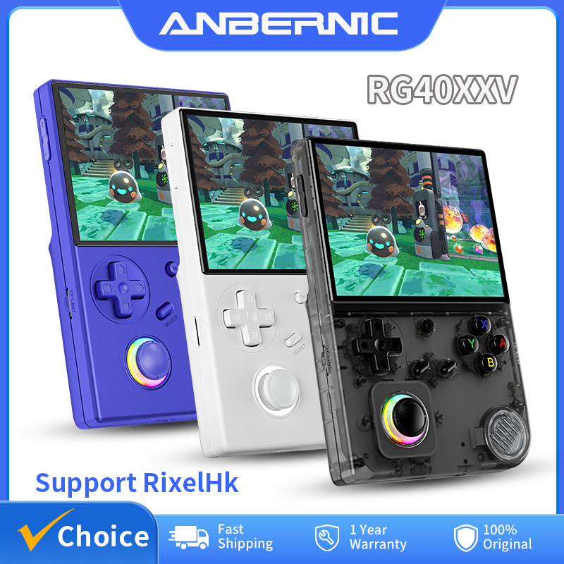 Retro Gaming Arcade Console - ANBERNIC RG40XXV Retro Handheld Game Console