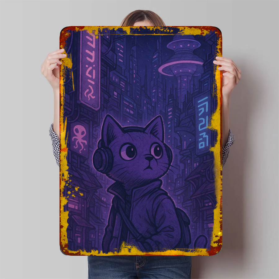Retro Gaming Gift Ideas - Gaming Patroon Metalen Muur Art Decor