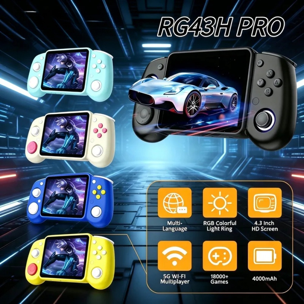 Retro Gaming Console - RG43H Pro Draagbare Retro Handheld Gameconsole