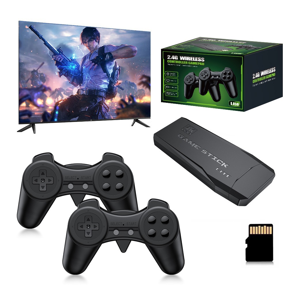 Retro Gaming Arcade Console - Draagbare 4K Retro Game Stick Console