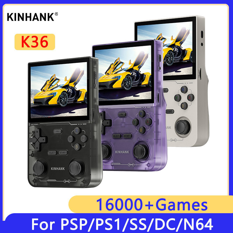 Retro Gaming Emulator - KINHANK K36 Retro Handheld Video Game