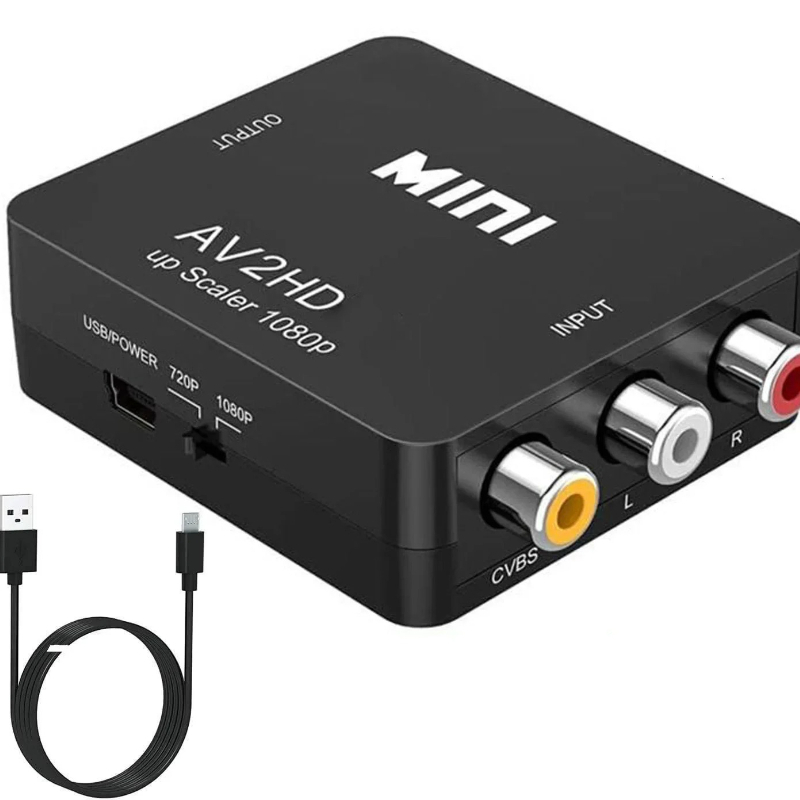 Retro Gaming And Projector - 1080P Mini AV naar HDMI Converter