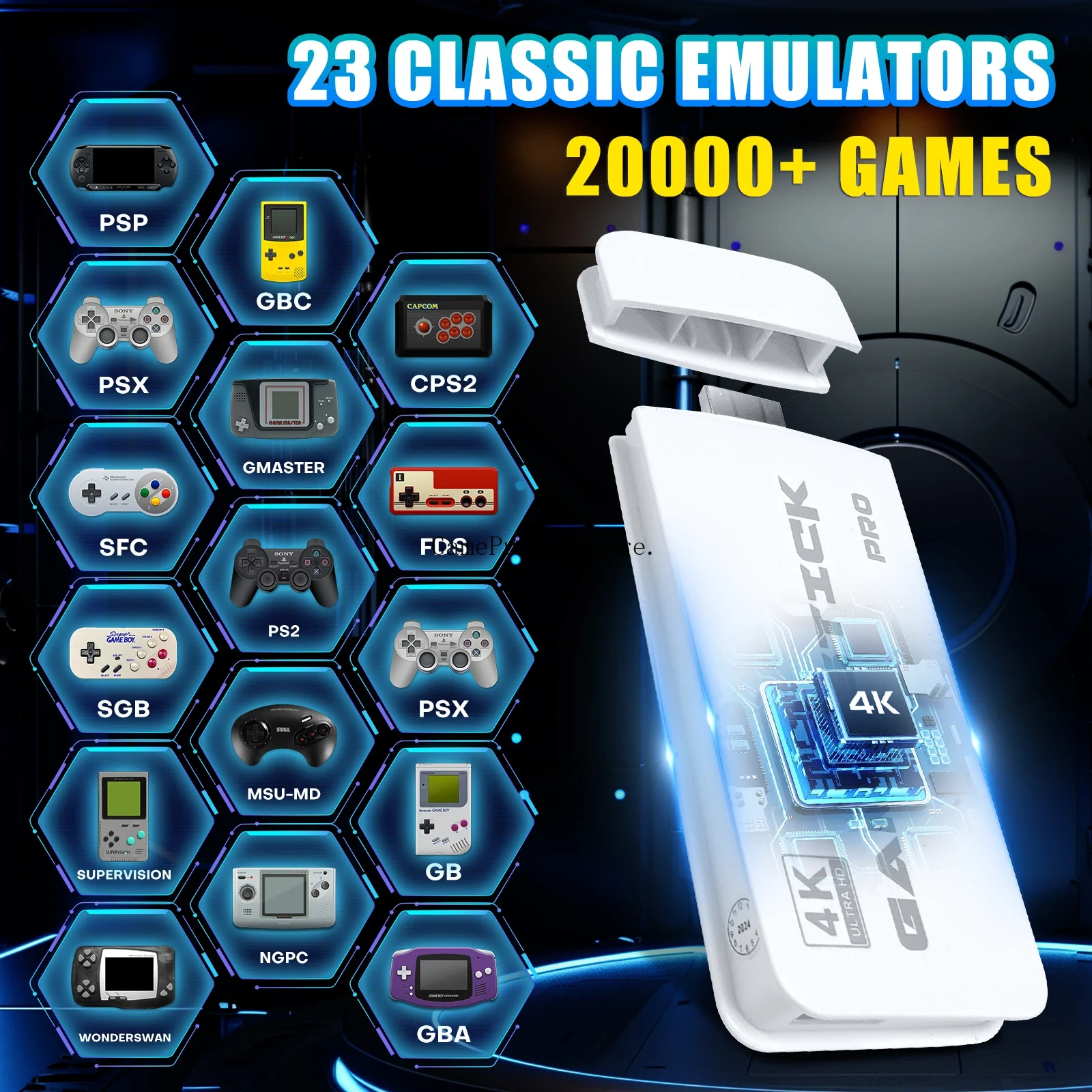 GamePulse2026 20000+ Retro Gam - Retro Gaming Hdmi Stick recensie en prijs