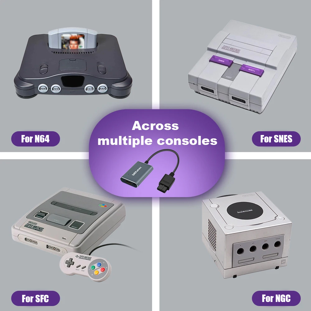 Bitfunx 720P Svideo/AV naar HD - Retro Gaming Arcade Console recensie en prijs