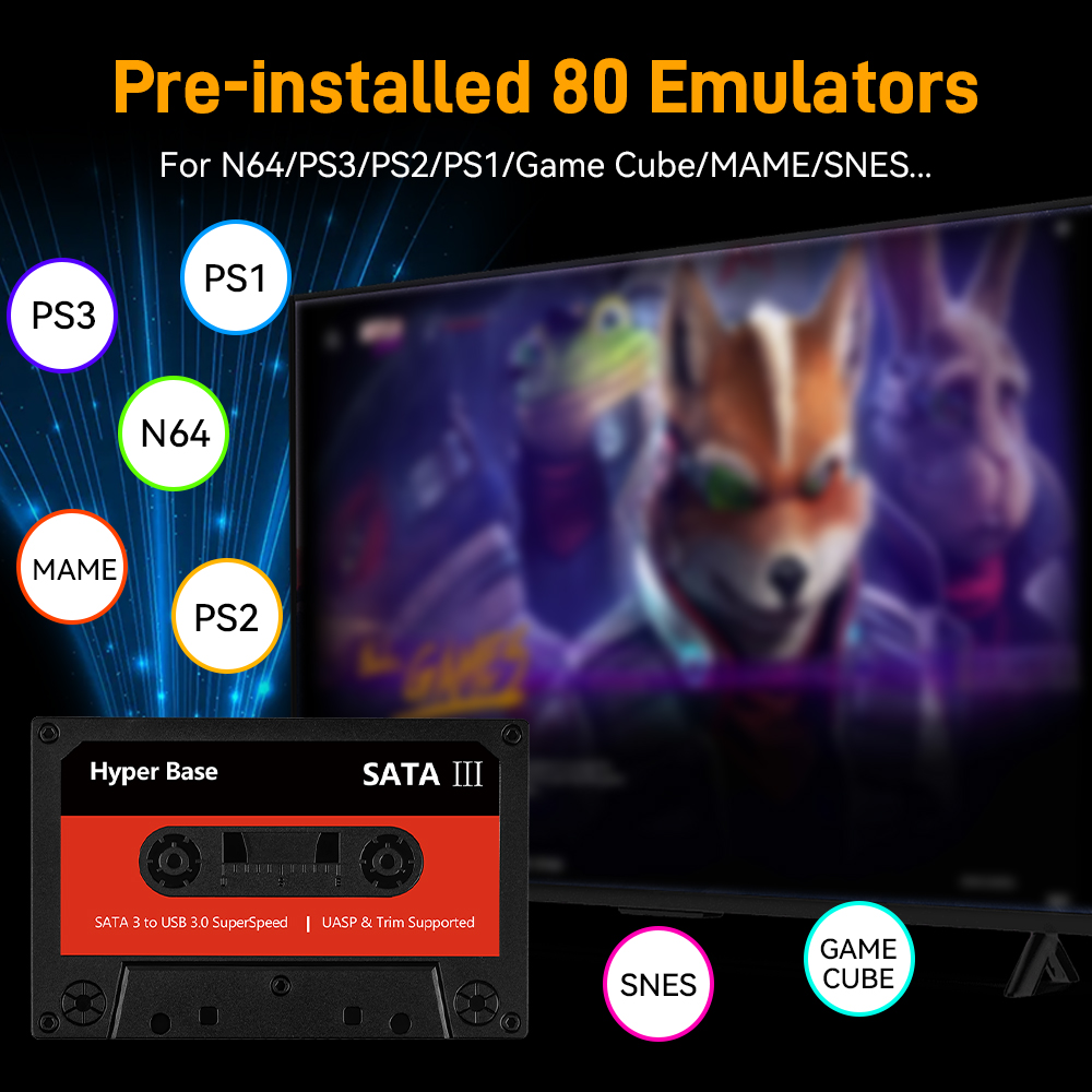 Batocera 500G/2T Emulator Game - Retro Gaming Emulator recensie en prijs