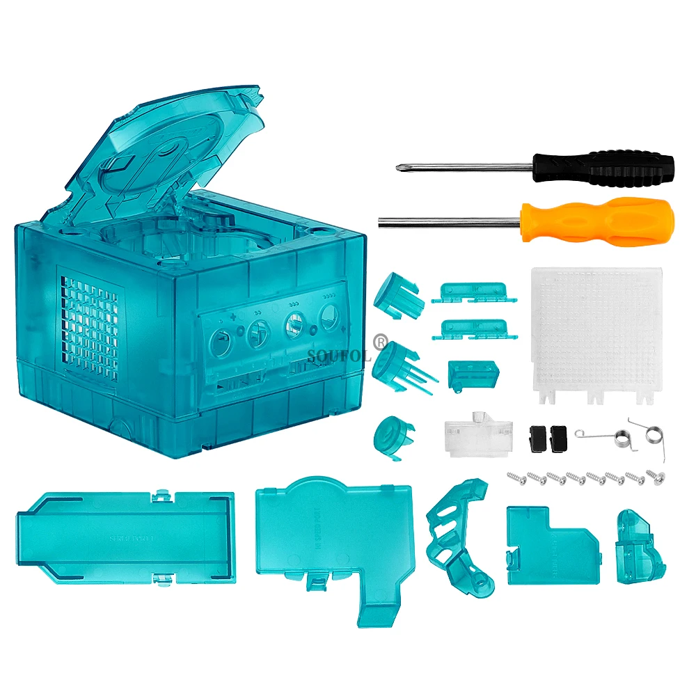 Ijsblauw Vervanging Case voor  - Retro Gaming Setup recensie en prijs