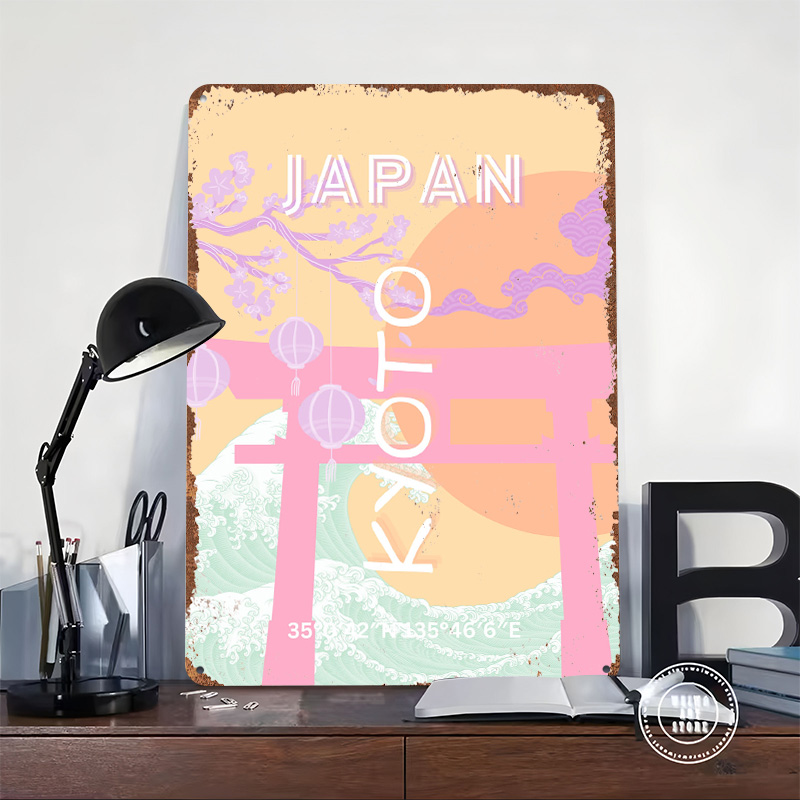 Kyoto Japan Travel Art Metal P - Retro Gaming Kyoto recensie en prijs
