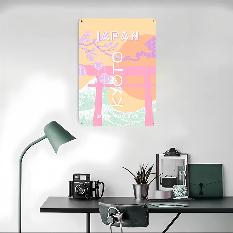 Kyoto Japan Travel Art Metal P - Retro Gaming Kyoto recensie en prijs