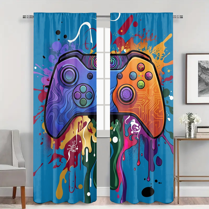 Retro Gaming Gordijn Videogame - Background Retro Gaming recensie en prijs