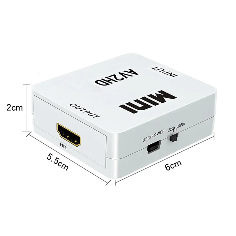 1080P Mini AV naar HDMI Conver - Retro Gaming And Projector recensie en prijs