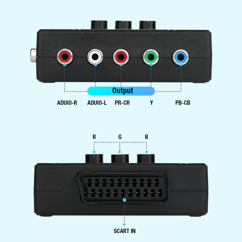 RGBS VGA naar YPBPR Component  - Retro Gaming Setup recensie en prijs